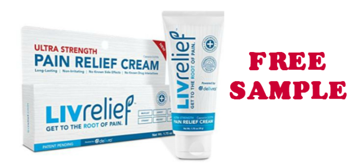 LivRelief Pain Relief Cream FREE SAMPLE
